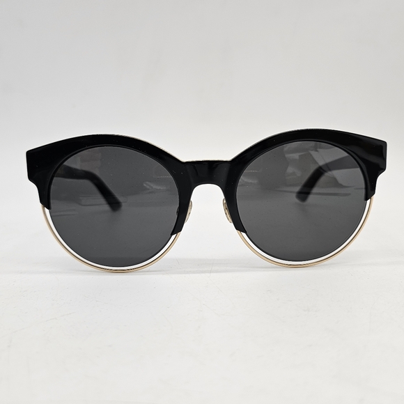 Dior Round Sunglasses Sideral 1 J63Y1 Black/Gold 53mm - Picture 3 of 17